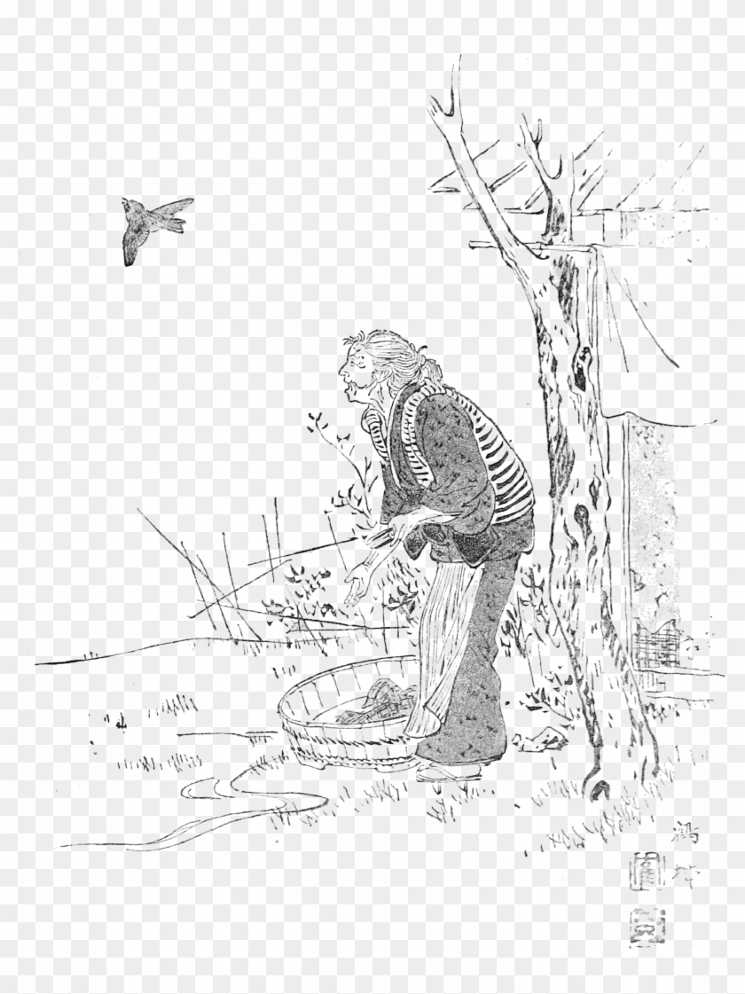 Japanese Fairy Book - Sketch Clipart #5535870