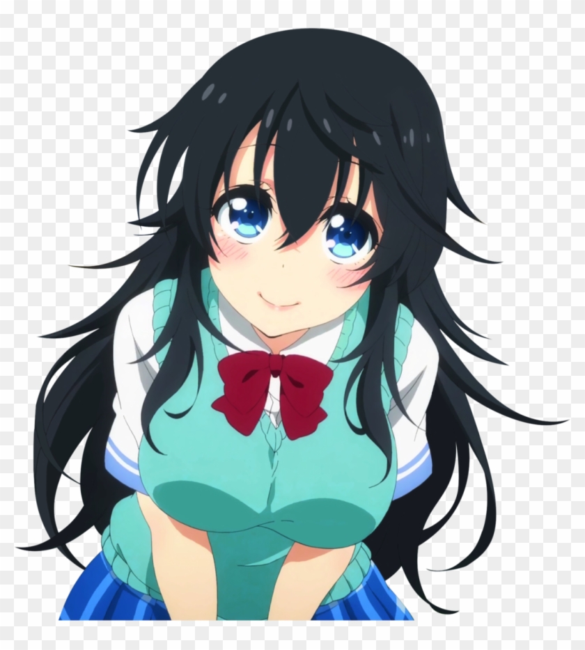 Anime Ako Girl Cute Oppai School Uniform Clipart 5535904