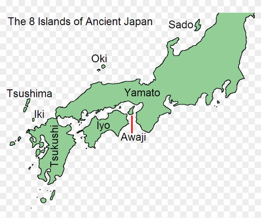 Japan Yashima - 8 Islands Of Ancient Japan Clipart