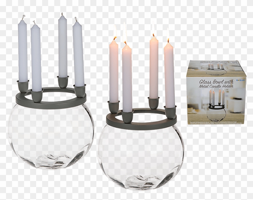 Fuente De Cristal Con Pieza Adicional Metálica Con - Unity Candle Clipart #5536012