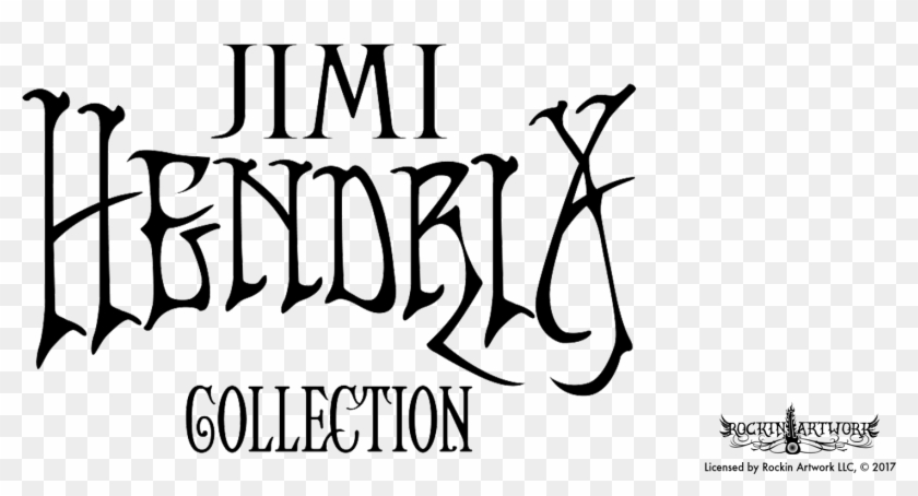 Jimi Hendrix Logo, - Jimi Hendrix Text Vector Clipart #5536227