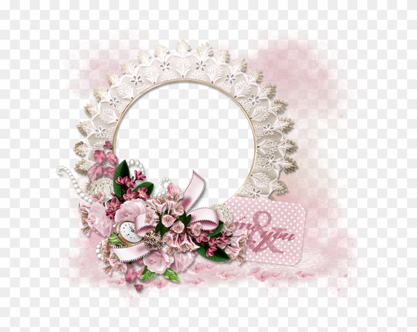 Dangerously Delicious Designz Me - Png Pink Cluster Frames Clipart