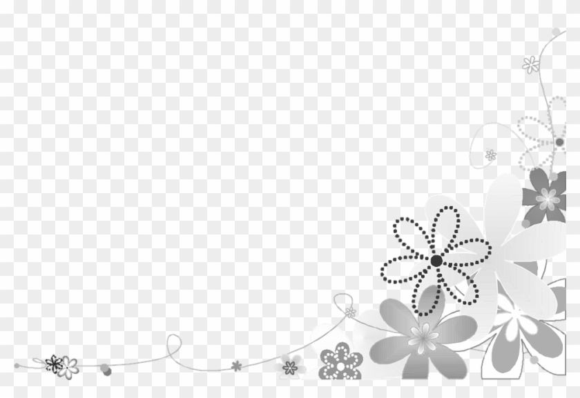 Grey Floral Border Png Picture - Thank You For Being There When I Needed You Clipart