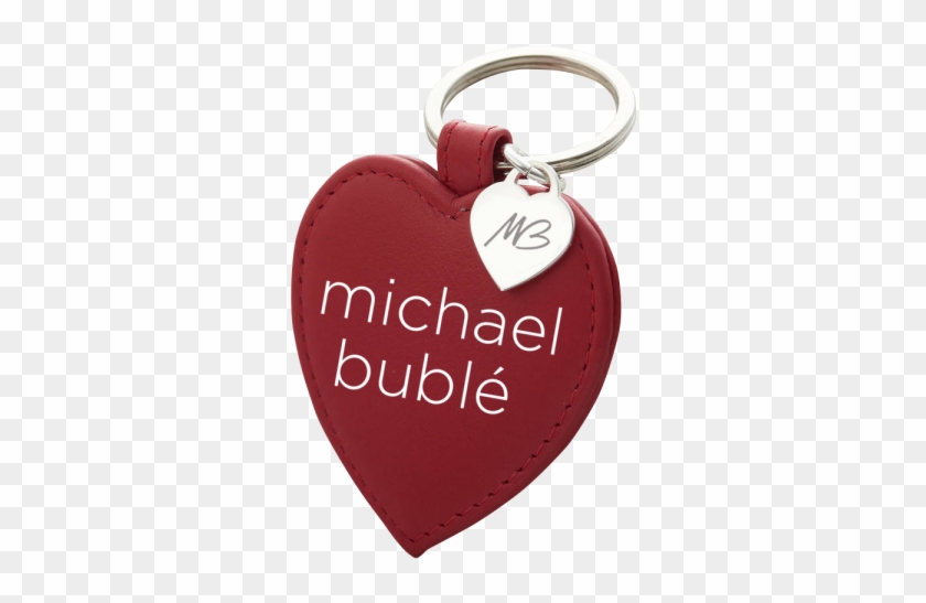 Michael Bublé Love Leather Keychain - Keychain Clipart