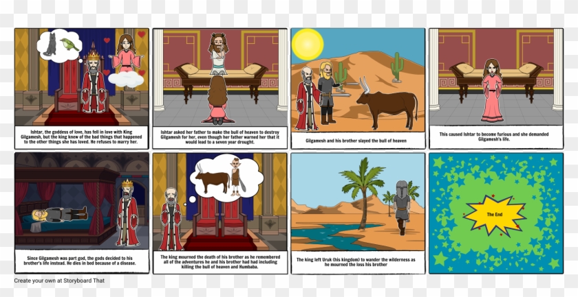 Gilgamesh - Cartoon Clipart #5537519