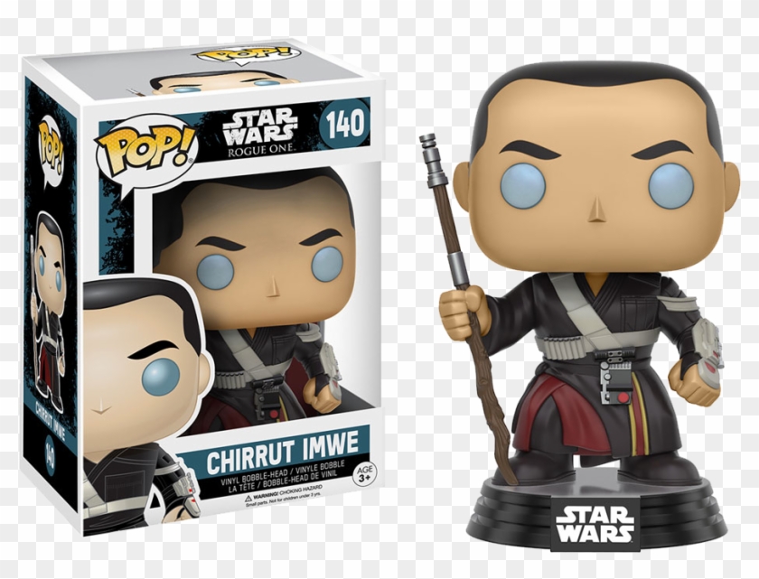 Pop Figure Star Wars Chirrut Imwe Rogue - Star Wars Rogue One Pop Funko Clipart #5537771