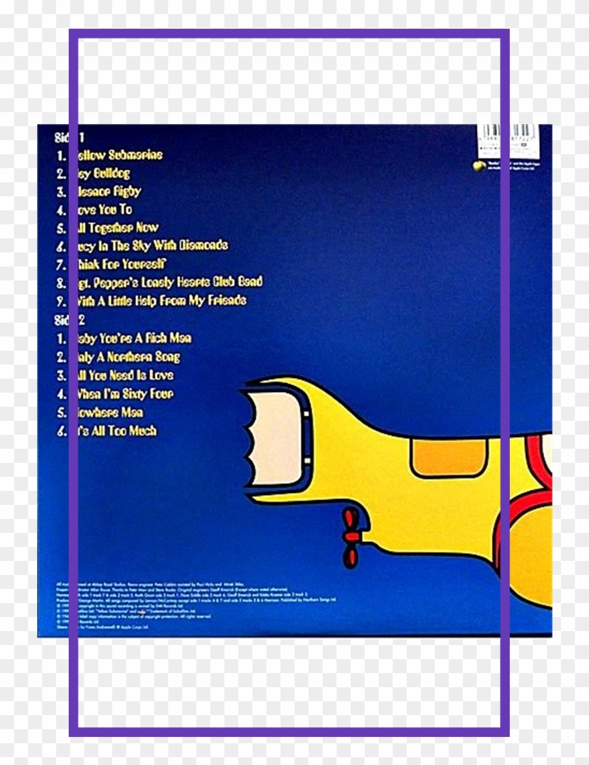 Yellow Submarine Songtrack- Japanese Pressing With - Beatles Yellow Submarine Clipart #5537843