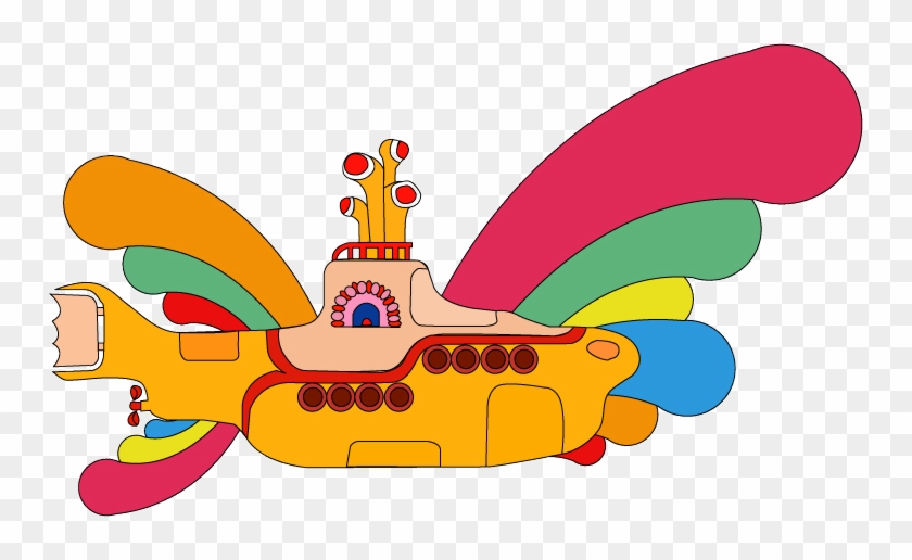 Yellow Submarine - Beatles Yellow Submarine Clipart - Png Download #5538048