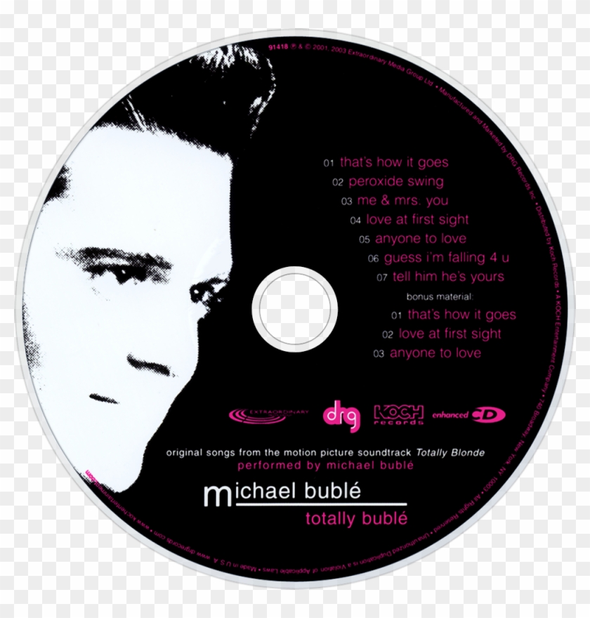 Michael Bublé Totally Bublé Cd Disc Image - Michael Buble Cd Disc Clipart