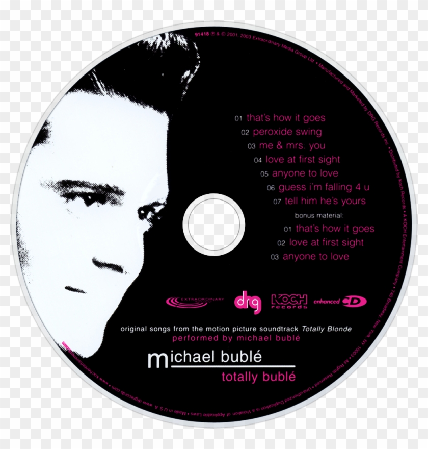 Michael Bublé Totally Bublé Cd Disc Image - Michael Buble Cd Disc Clipart #5538084