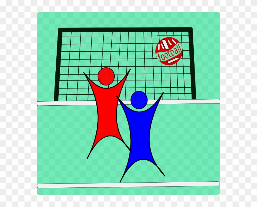 Small - Cartoon Football Goal Clipart #5538199