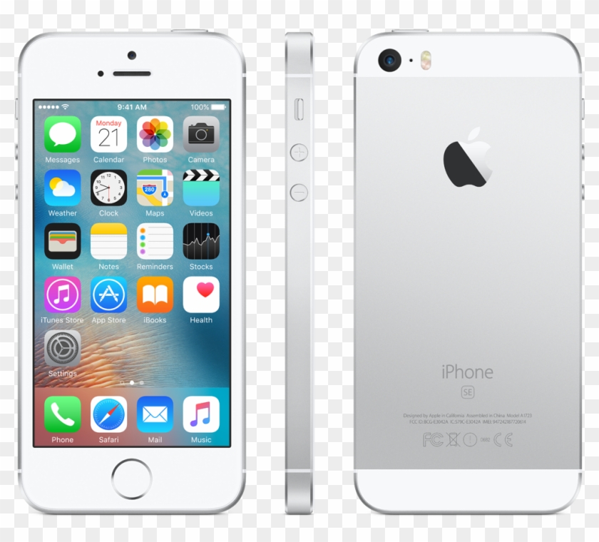 Iphone Se Png - Iphone Se 32gb Silver Clipart
