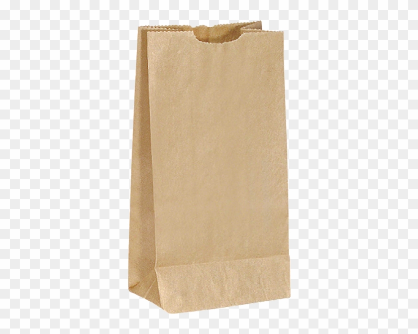 25 Lb Brown Paper Bags - Flat Bottomed Paper Bag Clipart
