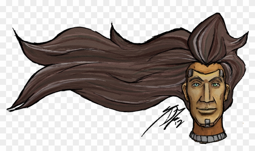 Mystical Blowy Wind Hair Jack - Cartoon Clipart