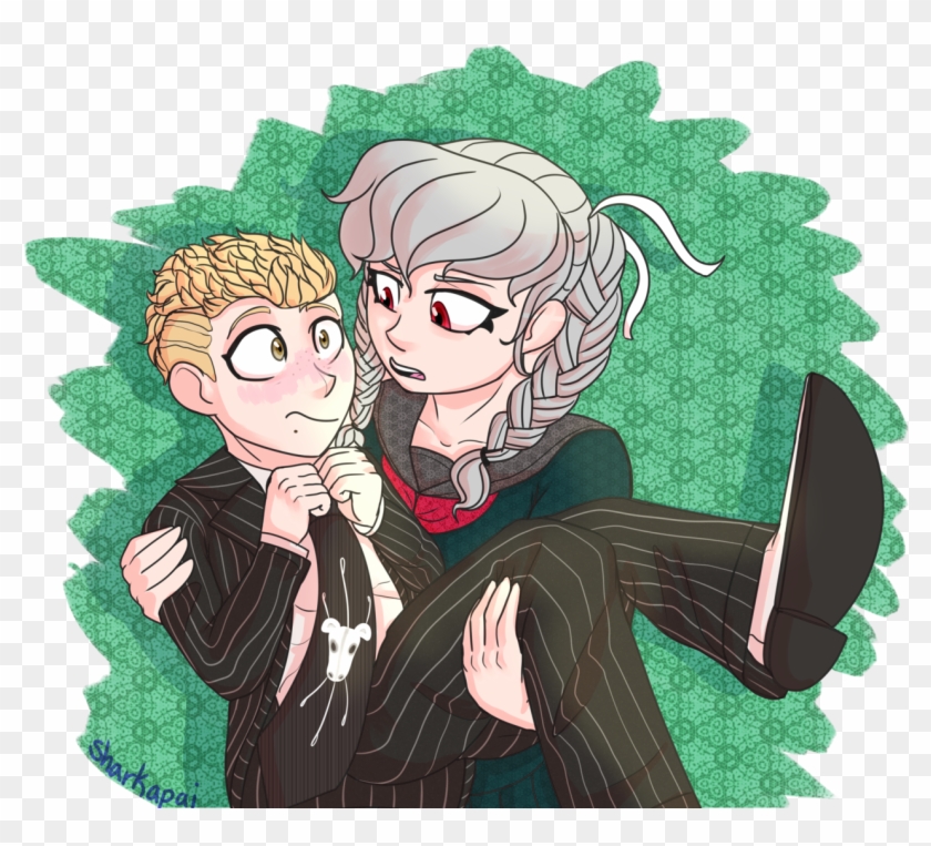 Mama Peko Carrying The Boss Baby - Cartoon Clipart