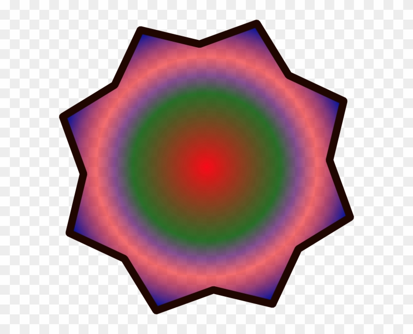 Green Gradient Star Png - Clip Art Transparent Png