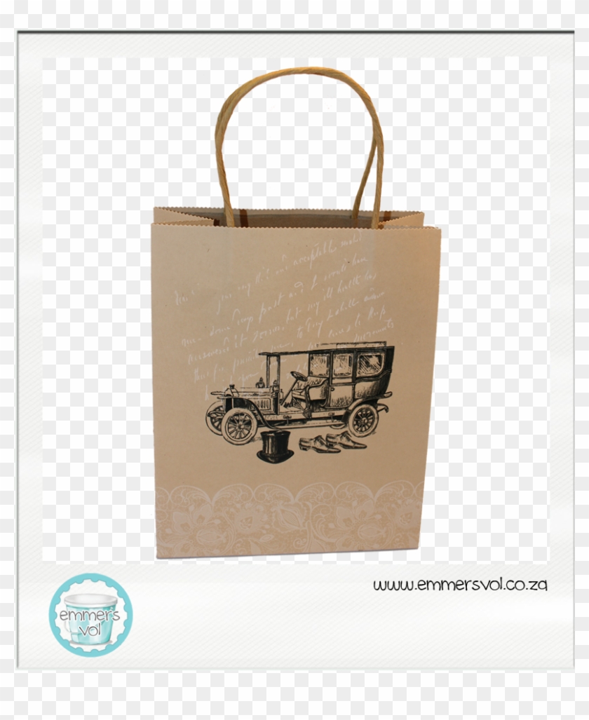 Brown Paper Gift Bag - Tote Bag Clipart