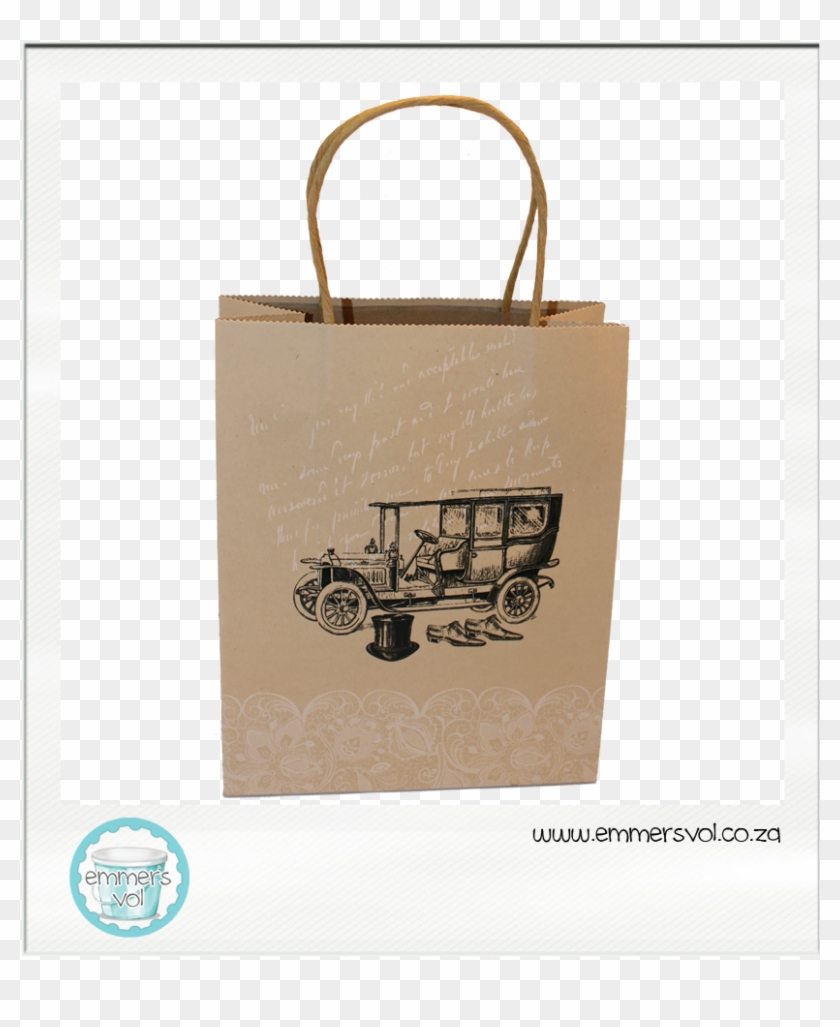 Brown Paper Gift Bag - Tote Bag Clipart #5539367