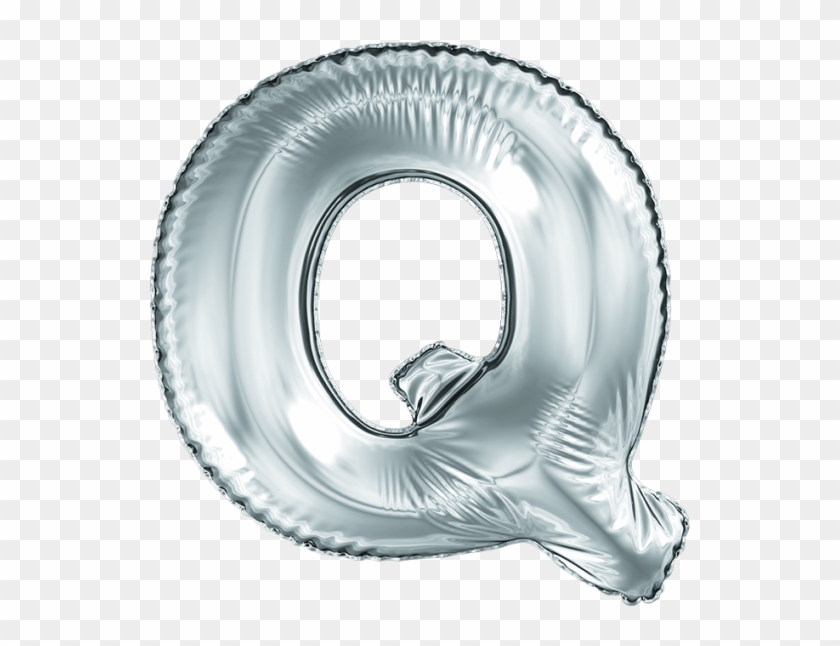 Silver Balloon Font - Circle Clipart