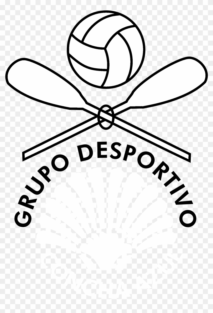 Concha Azul Logo Black And White - Concha Clipart #5539798