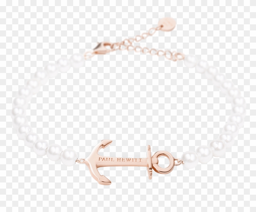 Paul Hewitt Anchor Spirit Pearl Ip Rose Gold Jewellery - クロム ハーツ ビーズ ブレスレット ホワイト Clipart