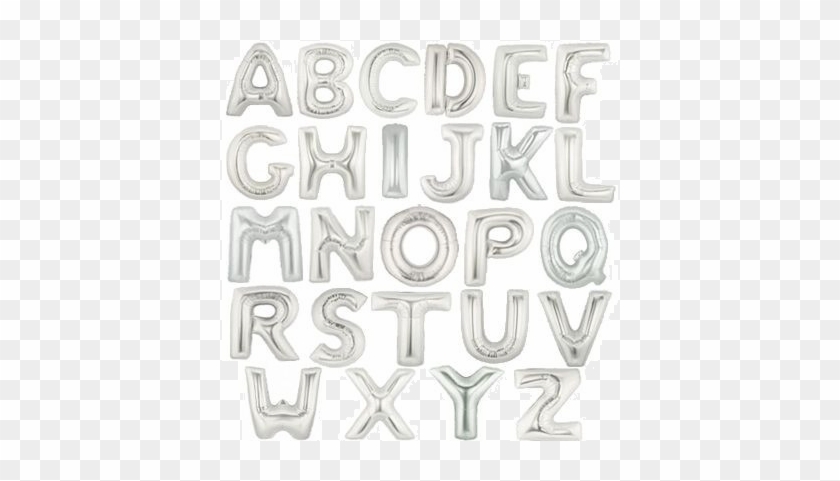 Giant Foil Balloon Letters, 101 Cm , Can Be Filled - Alphabet K Clipart #5539891
