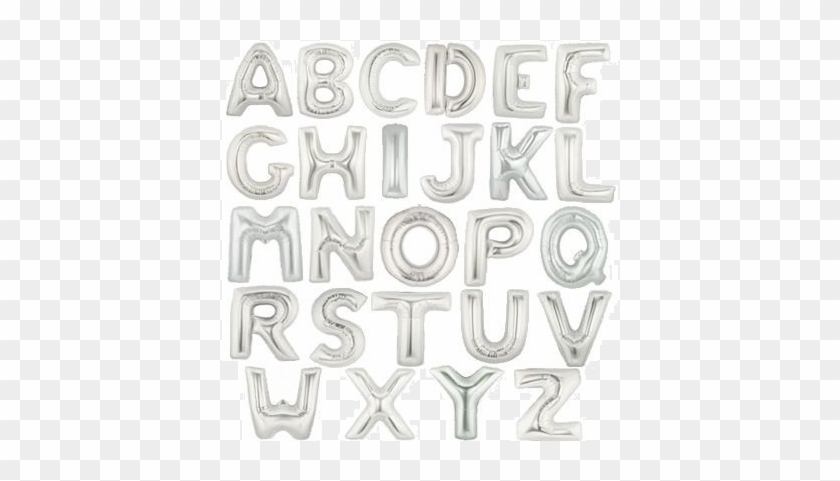 Giant Foil Balloon Letters, 101 Cm , Can Be Filled - Alphabet K Clipart
