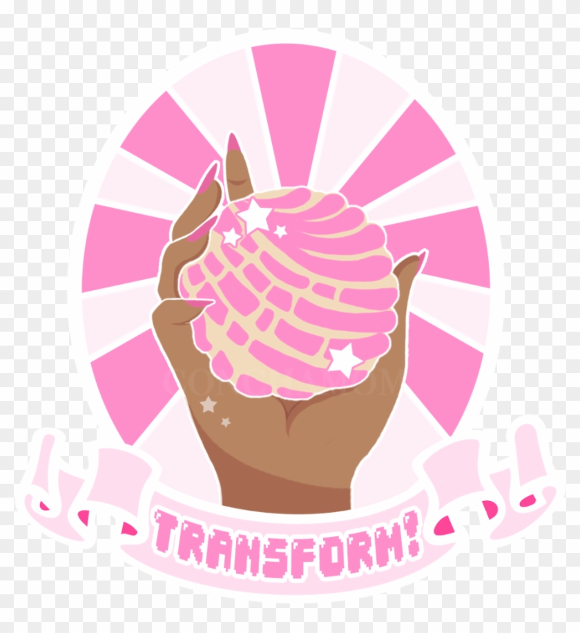 Latina Magical Girl With A Concha Addiction - Bánh Clipart #5540043