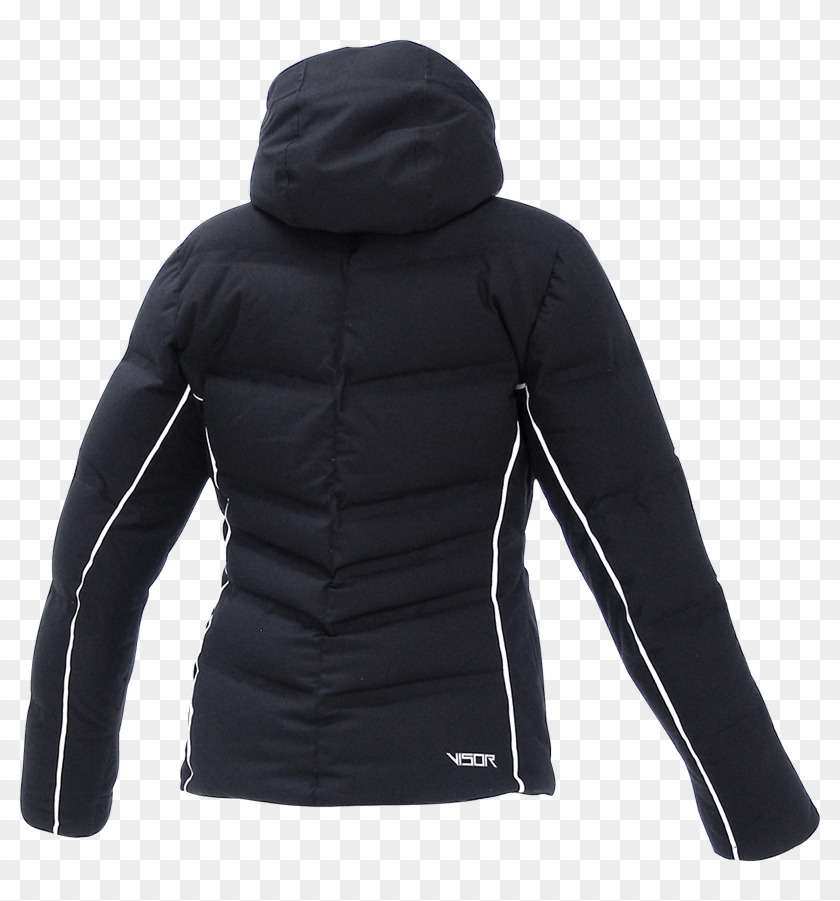 Women Lush Jacket Black Back - Hoodie Clipart