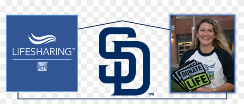 Join Us For 'donate Life Night' At The Padres July - Graphic Design Clipart