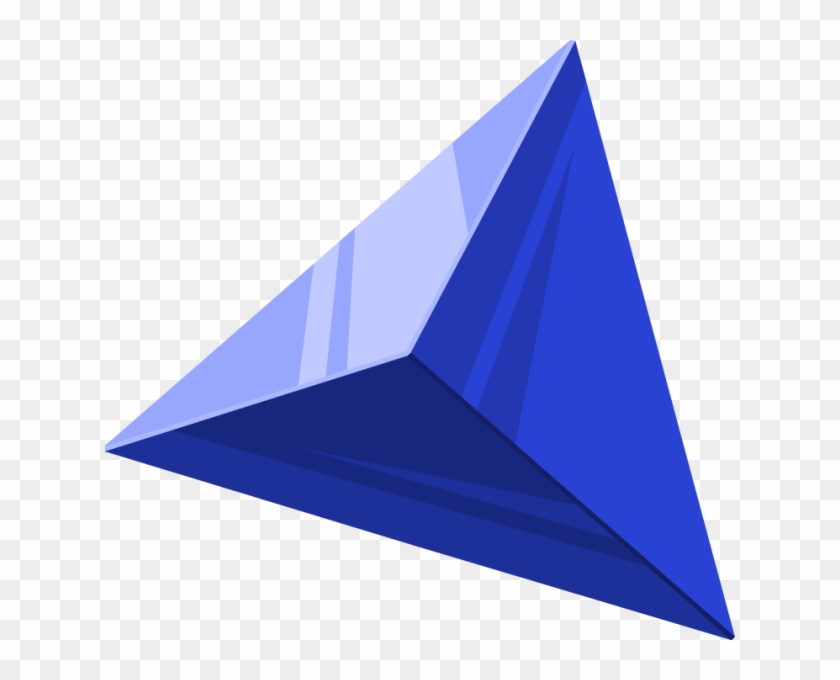 Force Gem Blue From The Official Artwork Set For - Triangle Clipart #5541040
