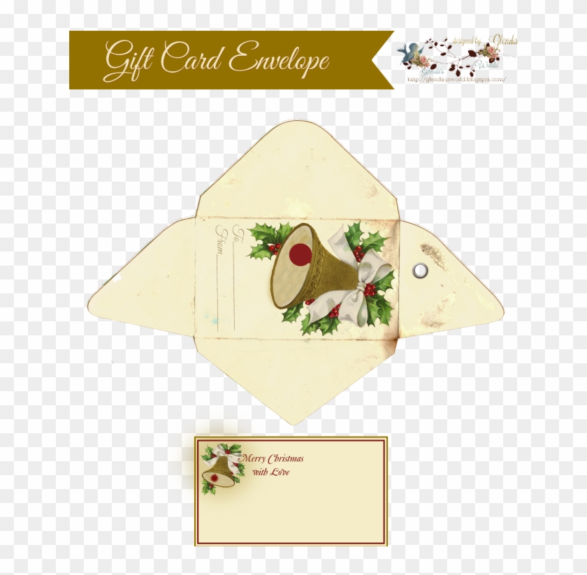 Gift Card Envelope 1216 Glendas World Pp - Envelope Clipart #5541277