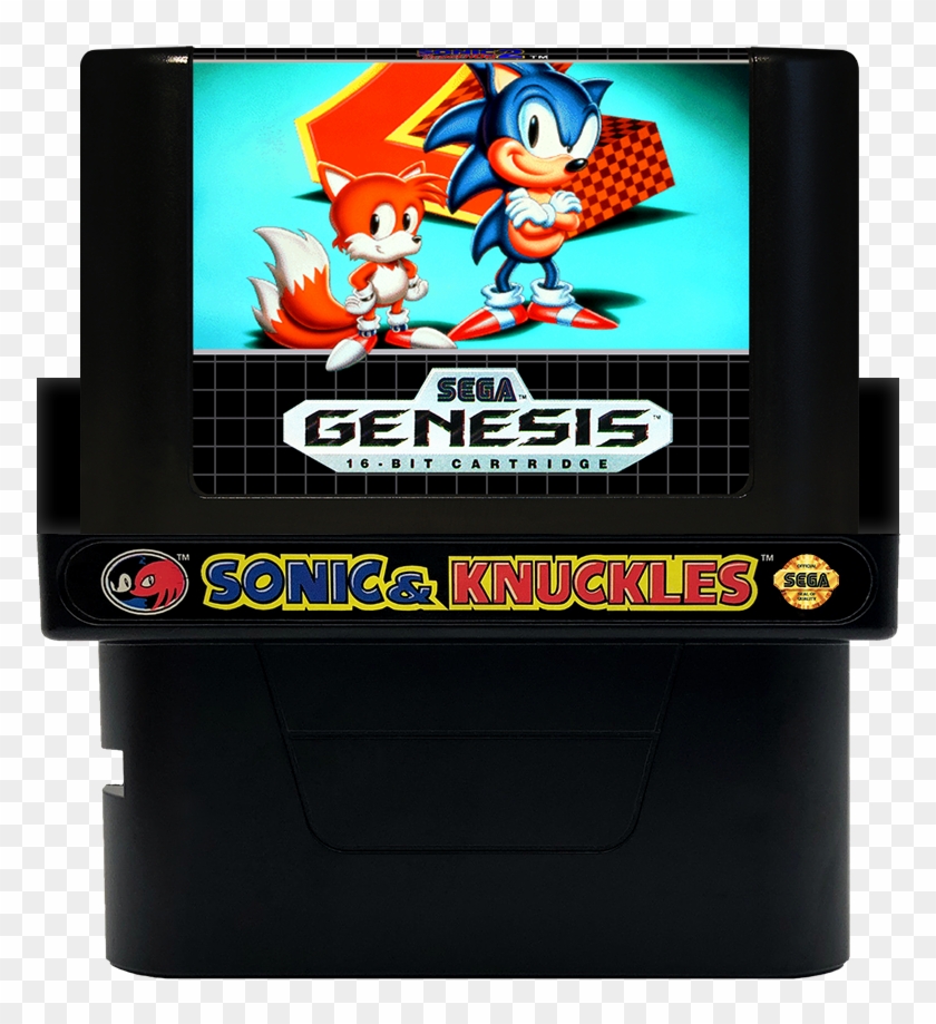 Knuckles The Echidna In Sonic The Hedgehog - Sega Genesis Sonic The Hedgehog 2 Clipart
