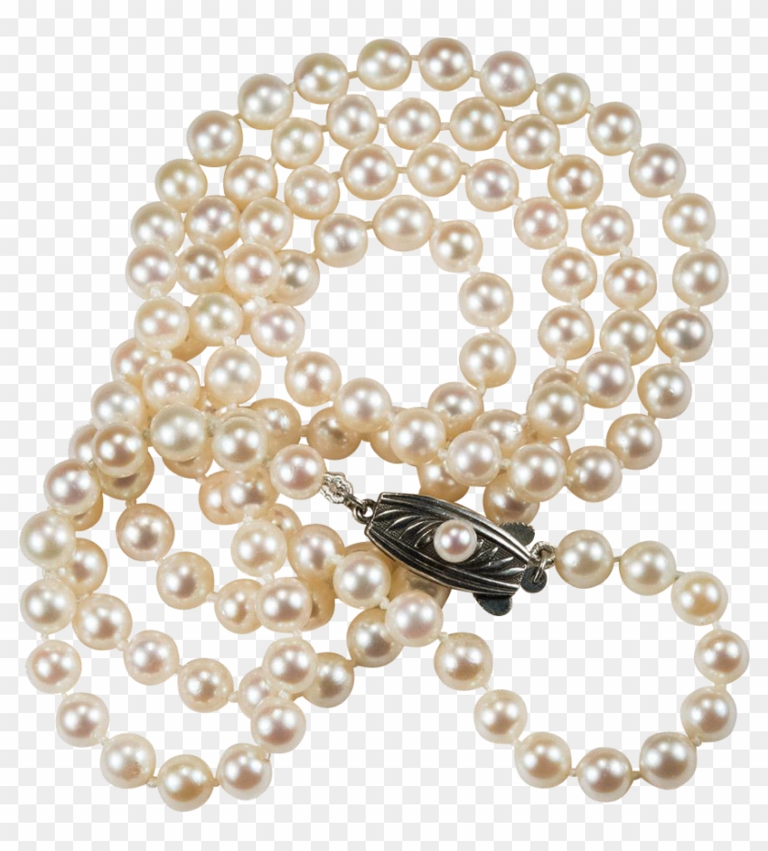 Classic Mikimoto Pearl Strand Necklace ~ These Luxurious - Pearl Clipart #5541895
