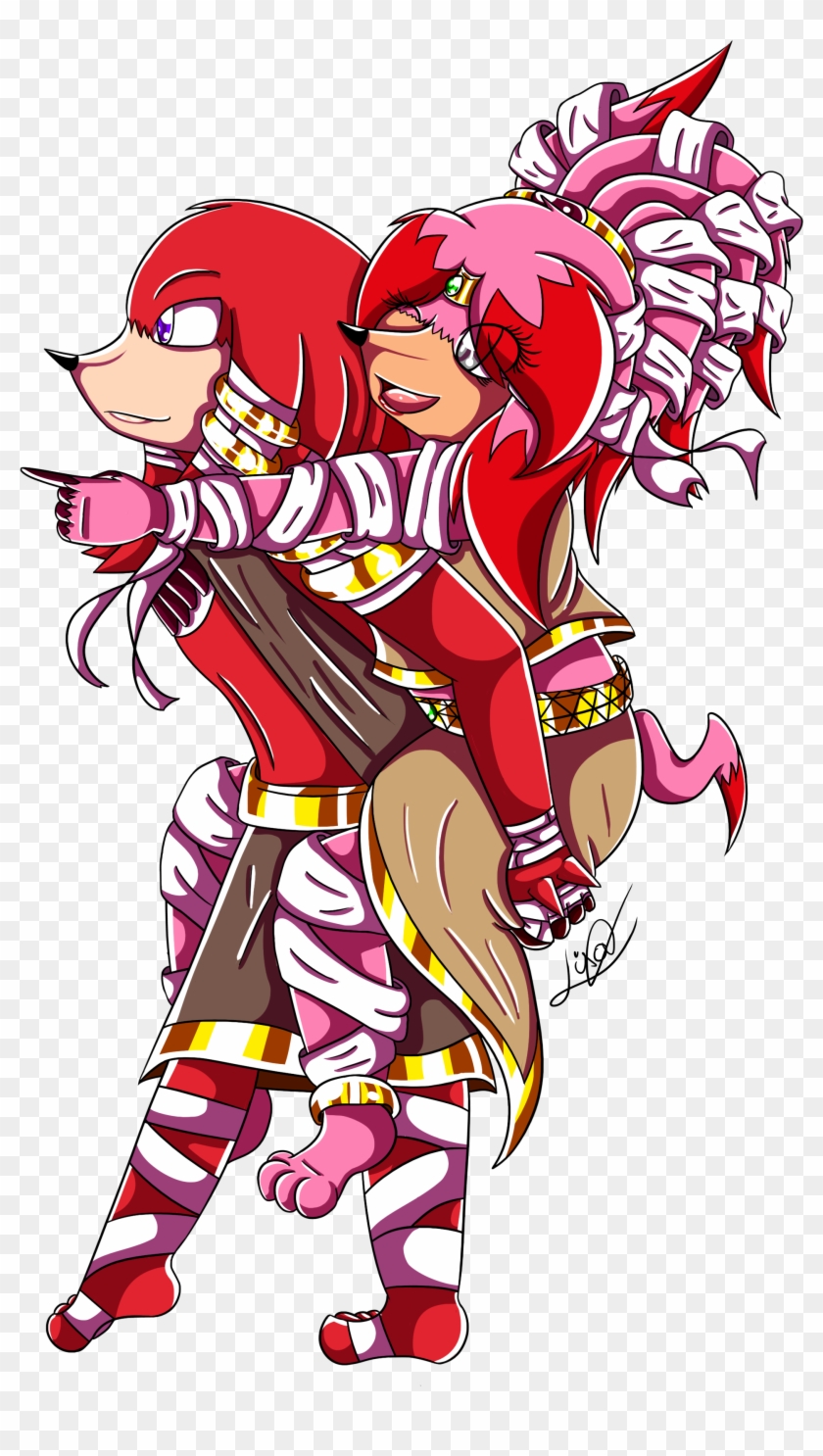 Knuckles Doing A Dab Clipart