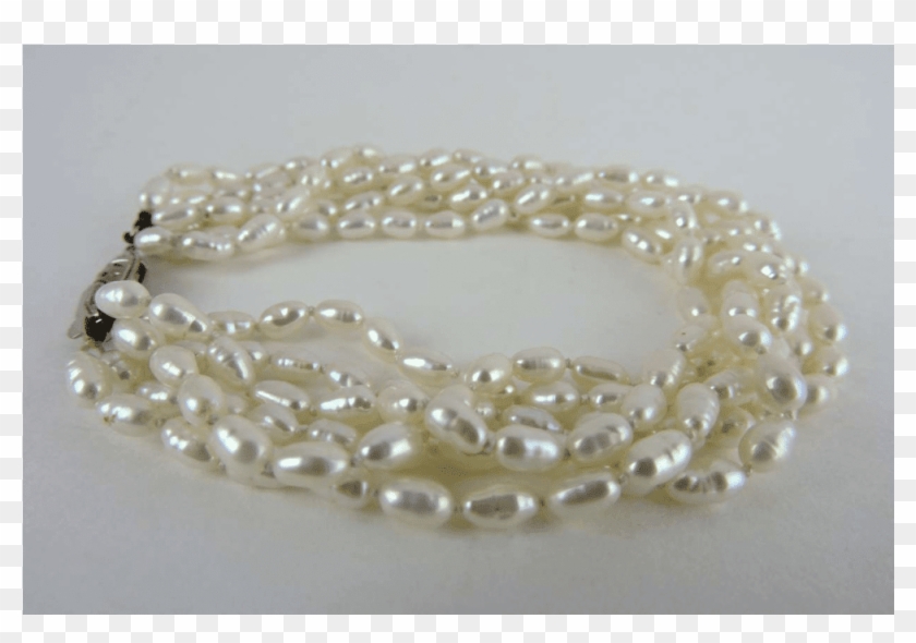 Multi Strand White Freshwater Pearl - Pearl Clipart