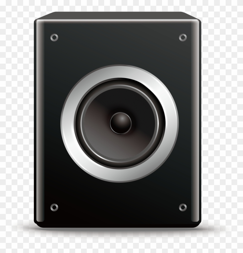 Computer Speakers Subwoofer - Estereo Png Clipart #5542391