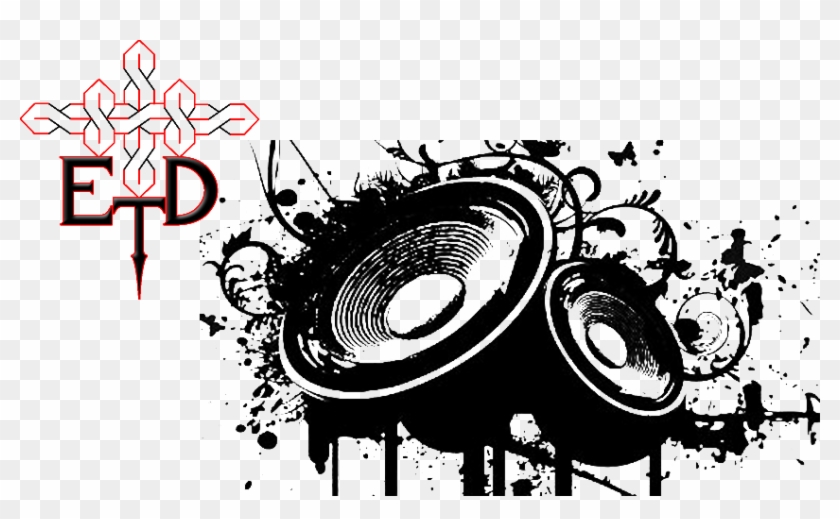 Vector Speaker - Tatuagem De Alto Falante Clipart