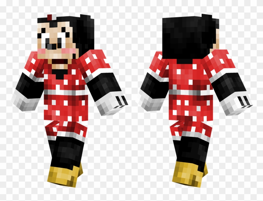 Minnie Mouse - Minnie Mouse In Minecraft Clipart #5542583