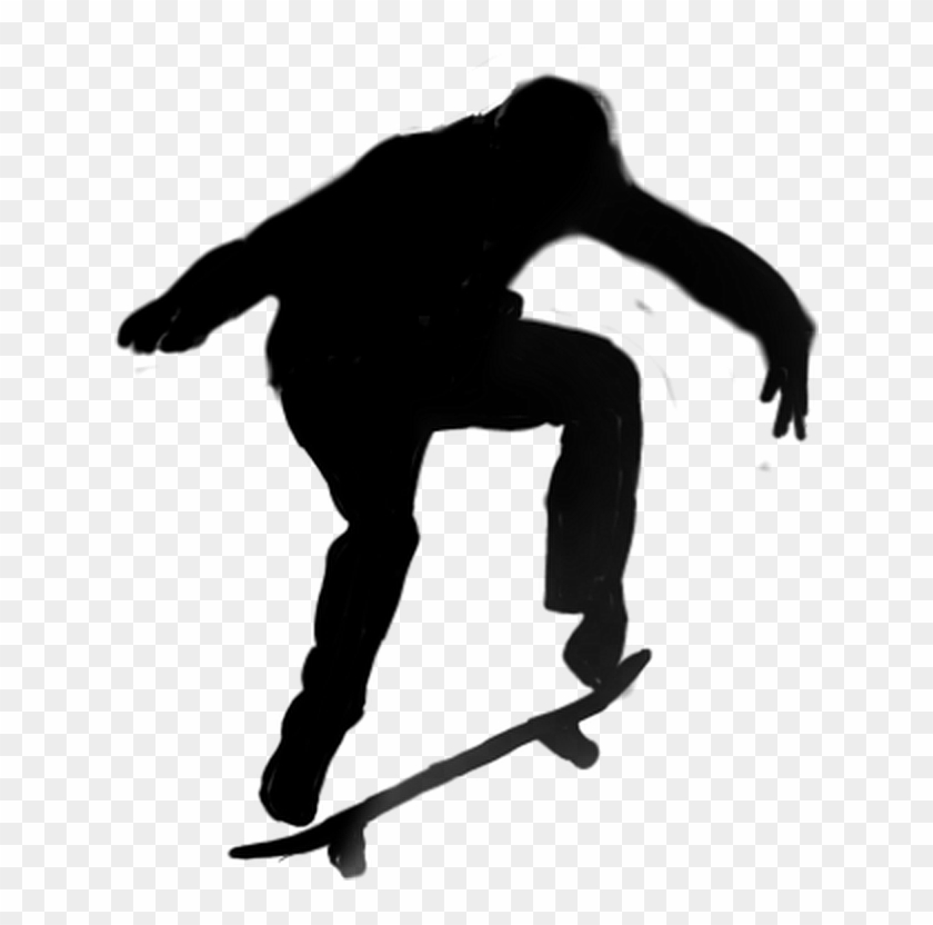 Ollie Skate - Figure Skating Jumps Clipart #5543610