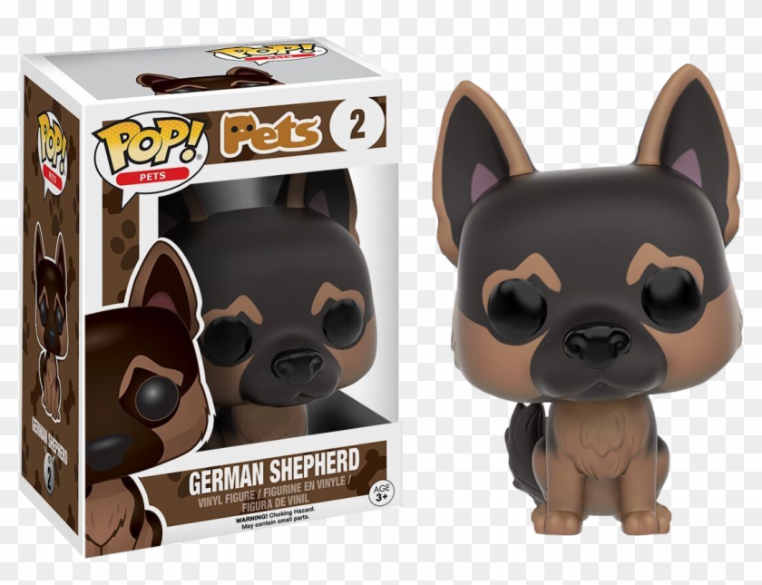 German Shepherd Pop Vinyl Figure - German Shepherd Pop Vinyl Clipart