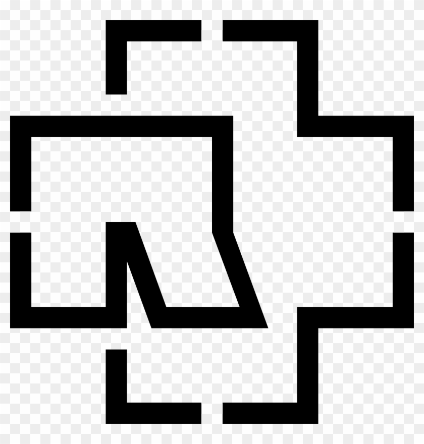 Rammstein Logo - Рамштайн Лого Png Clipart
