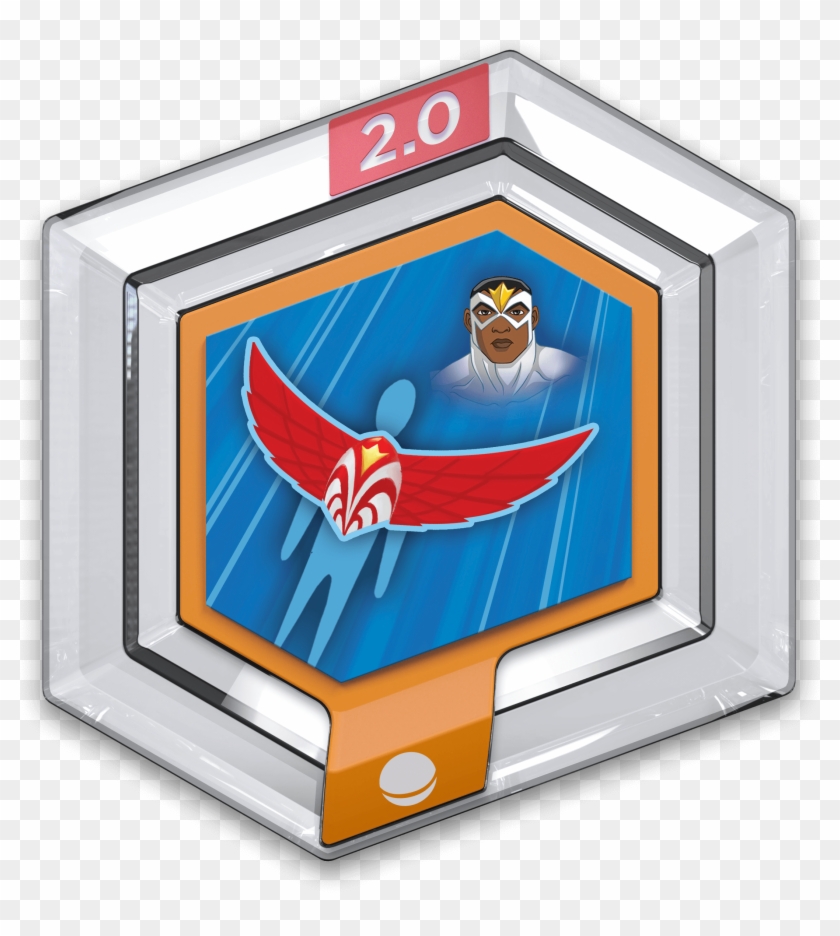 Disney Infinity - Falcon's Wings - Disney Infinity Spiderman Disc Clipart #5544668