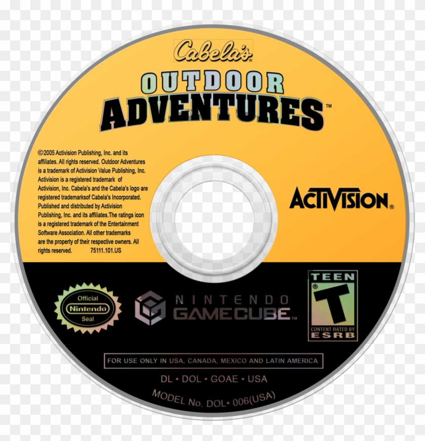 Cabela's Outdoor Adventures - Zelda Twilight Princess Gamecube Disc Clipart #5544765