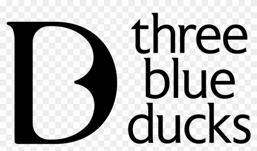 Three Blue Ducks Clipart #5544802