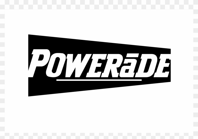 Powerade Logo Black And White - Powerade Clipart #5545310