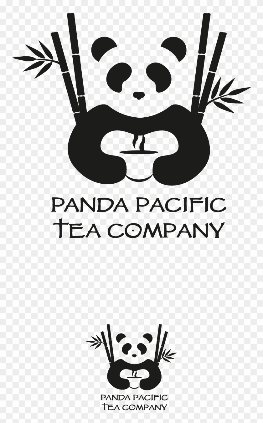 Logo Design By Shanchud For Panda Pacific Tea Company - Illustration Clipart #5545472