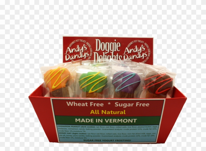 Andy's Dandy's Large Wrapped Decorated Bones - Chocolate Clipart