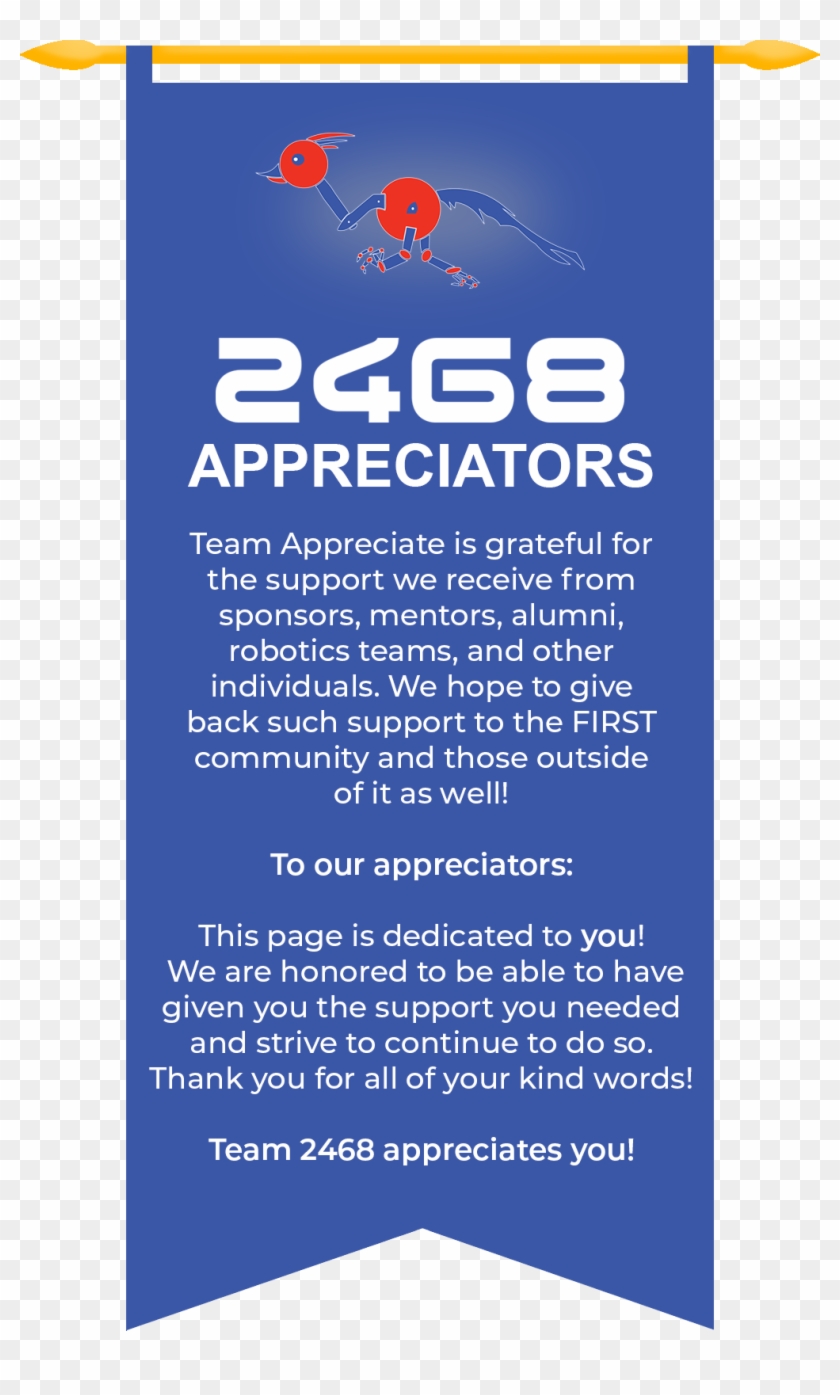 2468 Appreciators Banner Updated - Ebg Resistors Clipart #5547171