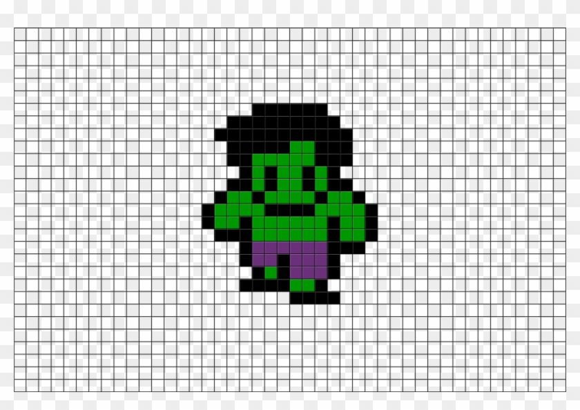 Incredible Hulk Png - Four Leaf Clover Pixel Art Clipart #5547448